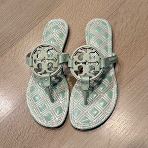 NWOT Tory Burch Metal Miller Sandal Size 9